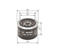Filtro olio BOSCH 0 451 103 093
