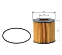 FILTRO OLIO BOSCH 04152 31110 PER TOYOTA AURIS YARIS COROLLA URBAN CRUISER IQ