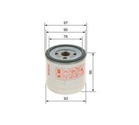 Filtro olio BOSCH 0 451 103 252