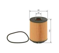 BOSCH 1 457 429 142 Filtro olio per VW GOLF III (1H1) Touareg (7LA, 7L6, 7L7)