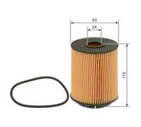 Filtro olio BOSCH AUDI A8 D2 (4D2, 4D8) 3.7 1 457 429 142