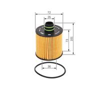 Filtro olio BOSCH F 026 407 108