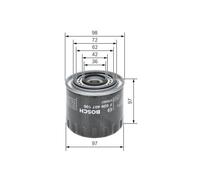 Filtro olio BOSCH F 026 407 106