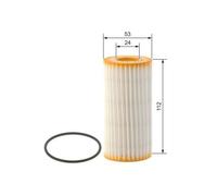 Bosch Filtro Olio per Auto P7278 - Protegge l'olio motore da fuliggine e da particelle metalliche - Offre una lubrificazione efficace del motore