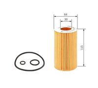 Filtro olio Cartuccia filtro 1 457 437 001 BOSCH per MERCEDES-BENZ JEEP