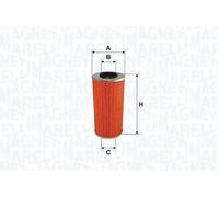Filtro olio Cartuccia filtro 153071760725 MAGNETI MARELLI per MERCEDES-BENZ MAN