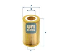 Filtro olio Cartuccia filtro 25.074.00 UFI per HONDA CIVIC IX ACCORD VIII