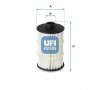 Filtro olio Cartuccia filtro 25.090.00 UFI per AUDI BENTLEY
