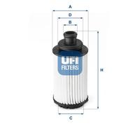 Filtro olio Cartuccia filtro 25.118.00 UFI per OPEL INSIGNIA B Sports Tourer