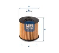 Filtro olio Cartuccia filtro 25.173.01 UFI per VOLVO XC40