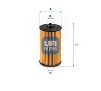 Filtro olio Cartuccia filtro 25.225.00 UFI per OPEL ASTRA J GTC ZAFIRA TOURER C