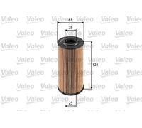 Filtro olio Cartuccia filtro 586578 VALEO per HYUNDAI KIA