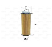 Filtro olio Cartuccia filtro 586603 VALEO per BMW 7 3 3 Touring 5 5 Gran Turismo