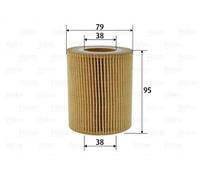 Filtro olio Cartuccia filtro 586609 VALEO per CITROËN LAND ROVER JAGUAR PEUGEOT