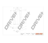 Filtro olio Cartuccia filtro DP1110.11.0030 Drve+ per OPEL SAAB