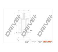 Filtro olio Cartuccia filtro DP1110.11.0063 Drve+ per VW SKODA AUDI SEAT DODGE