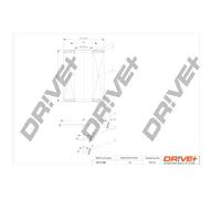 Filtro olio Cartuccia filtro DP1110.11.0064 Drve+ per OPEL HONDA