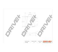 Filtro olio Cartuccia filtro DP1110.11.0069 Drve+ per FORD MAZDA