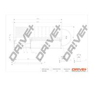 Filtro olio Cartuccia filtro DP1110.11.0183 Drve+ per MERCEDES-BENZ PUCH