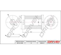 Filtro olio Cartuccia filtro DP1110.11.0222 Drve+ per BMW ROLLS-ROYCE MORGAN