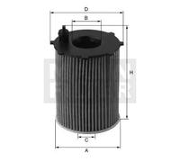 Filtro olio Cartuccia filtro HU 6020 z MANN-FILTER per MERCEDES-BENZ CLASSE E