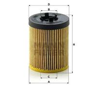 Filtro olio Cartuccia filtro HU 611/1 x MANN-FILTER per OPEL SAAB