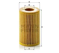 Filtro olio Cartuccia filtro HU 611 x MANN-FILTER per RENAULT TWINGO I KANGOO