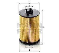 Filtro olio Cartuccia filtro HU 612/1 x MANN-FILTER per MERCEDES-BENZ CLASSE A