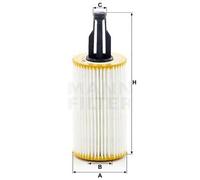 Filtro olio Cartuccia filtro HU 7025 z MANN-FILTER per MERCEDES-BENZ CLASSE R SL