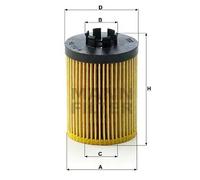 Filtro olio Cartuccia filtro HU 712/8 x MANN-FILTER per OPEL SUZUKI