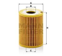 Filtro olio Cartuccia filtro HU 719/3 x MANN-FILTER per CHEVROLET OPEL