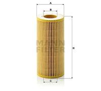 Filtro olio Cartuccia filtro HU 721/2 x MANN-FILTER per MERCEDES-BENZ CLASSE S