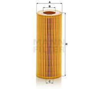 MANN-FILTER HU 722 x Filtro dell'olio - per Autovetture + veicoli commeriali