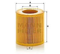 Filtro olio Cartuccia filtro HU 816 x MANN-FILTER per ALPINA BMW