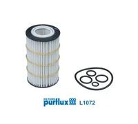 Filtro olio Cartuccia filtro L1072 PURFLUX per MERCEDES-BENZ PUCH CHRYSLER