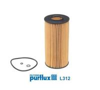 Filtro olio Cartuccia filtro L312 PURFLUX per MERCEDES-BENZ SSANGYONG PUCH