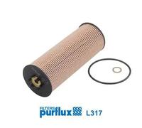 Filtro olio Cartuccia filtro L317 PURFLUX per AUDI VW SKODA
