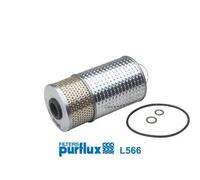 Filtro olio Cartuccia filtro L566 PURFLUX per MERCEDES-BENZ SSANGYONG DAEWOO