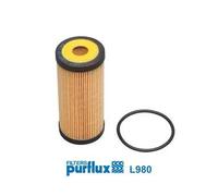 Filtro olio Cartuccia filtro L980 PURFLUX per AUDI VW SEAT SKODA CUPRA PORSCHE