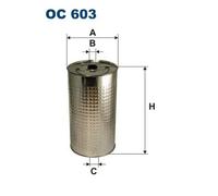 Filtro olio Cartuccia filtro OC 603 FILTRON per MERCEDES-BENZ STEYR