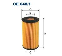 Filtro olio Cartuccia filtro OE 648/1 FILTRON per OPEL SAAB