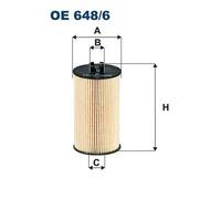 Filtro olio Cartuccia filtro OE 648/6 FILTRON per OPEL CHEVROLET FIAT ALFA ROMEO