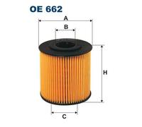 Filtro olio Cartuccia filtro OE 662 FILTRON per VOLVO S40 I S70 V70 I S80 I