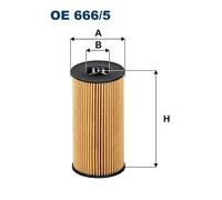 Filtro olio Cartuccia filtro OE 666/5 FILTRON per NISSAN RENAULT OPEL FIAT