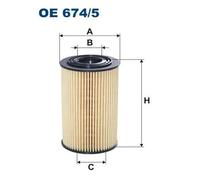 Filtro olio Cartuccia filtro OE 674/5 FILTRON per HYUNDAI KIA