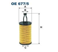 Filtro olio Cartuccia filtro OE 677/5 FILTRON per MERCEDES-BENZ CLASSE R GLE SL