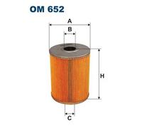 Filtro olio Cartuccia filtro OM 652 FILTRON per VW FORD