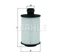 Filtro olio Cartuccia filtro OX 1012D KNECHT per CHEVROLET OPEL