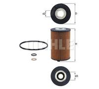 Filtro olio Cartuccia filtro OX 1158D KNECHT per SSANGYONG KORANDO KORANDO VAN