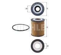 KNECHT OX 1237D Filtro olio Filtro olio per OPEL per GRANDLAND X (A18) per MOKKA